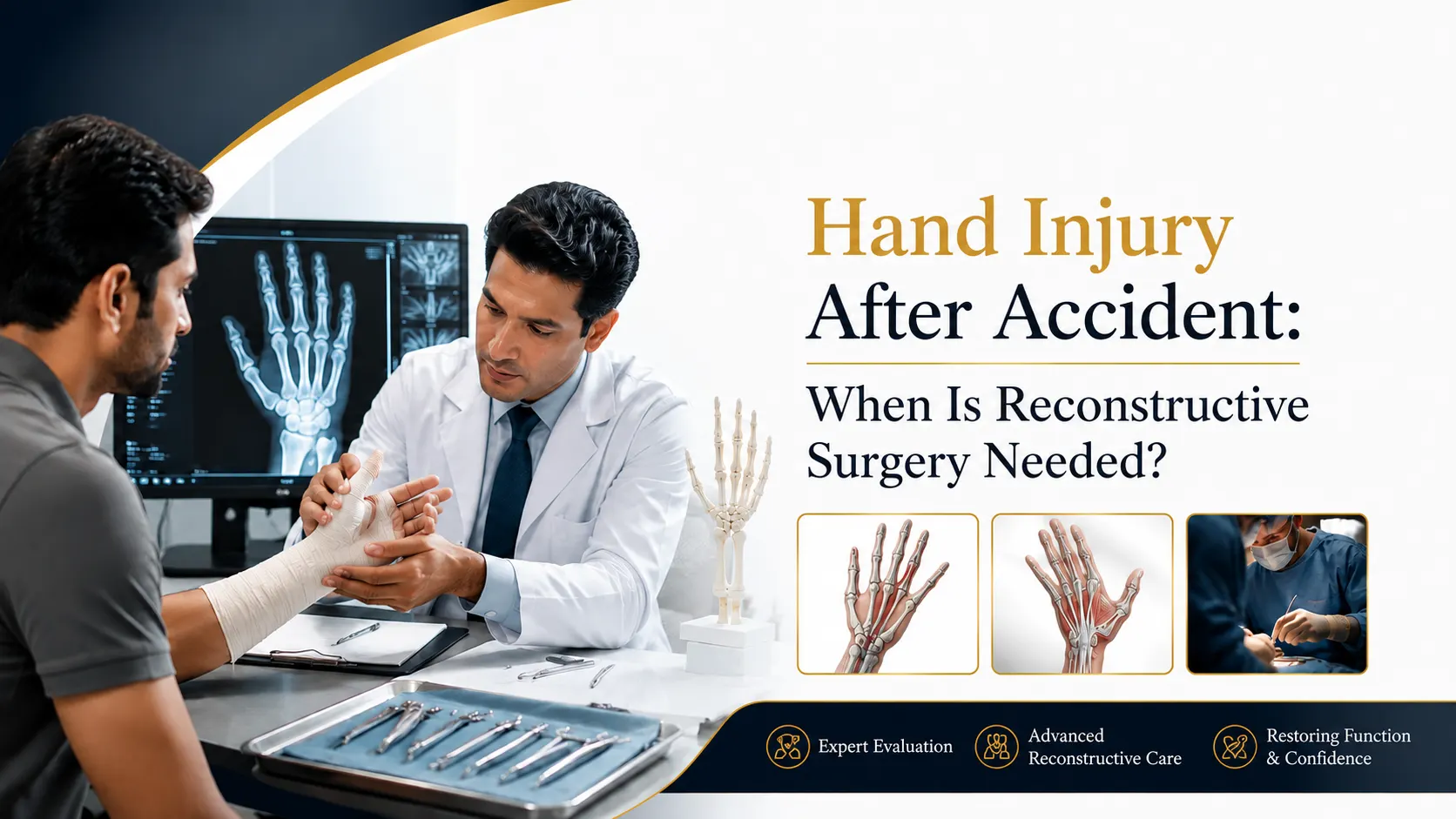 Hand Injury After Accident: When Is Reconstructive Surgery Needed?